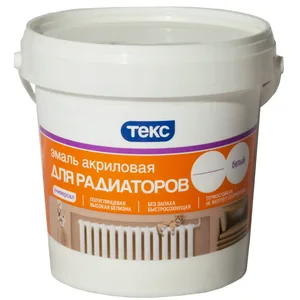 Эмаль Текс Унивесал акрил, для радиаторов 0,8л 