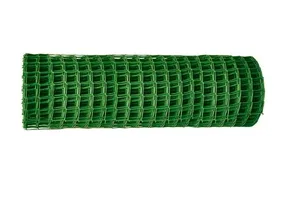 Решетка заборная в рулоне, пластиковая, ячейка 50 х 50 мм 1,0х20 м,