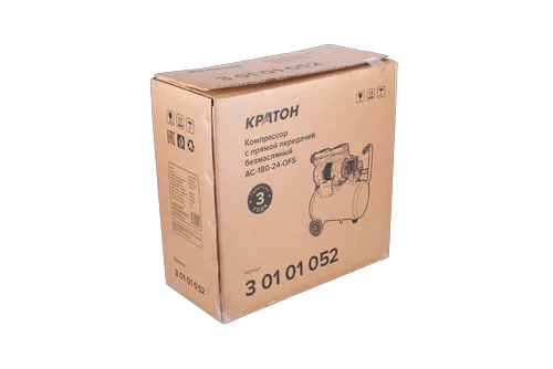 Компрессор с прямой передачей безмасляный Кратон AC-180-24-OFS