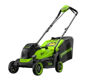 Газонокосилка аккумуляторная GreenWorks GD24LM331, c 1хАКБ 4Ач (33см, 24В, 30л.)