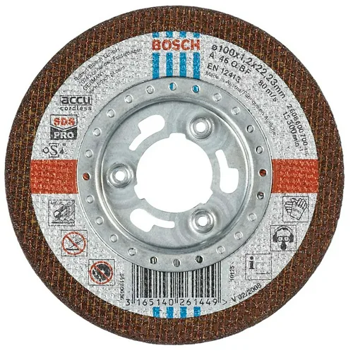 Диск отрезной по металлу BOSCH, 100x1,2мм
