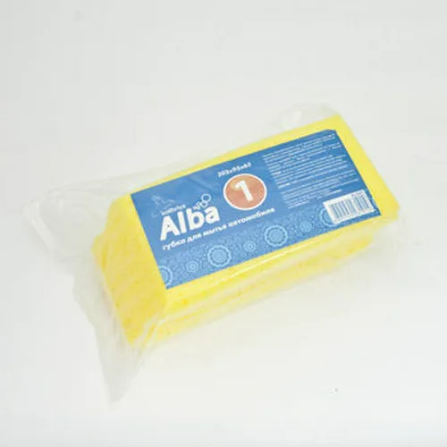 Губка для мытья а/м Kolibriya Alba-1, для труднодоступных мест 205х95х65