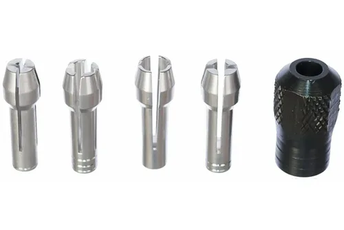 Набор DREMEL, 4 цанги,1 муфта, 0,8-3,2мм, mod4485