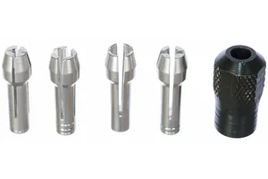 Набор DREMEL, 4 цанги,1 муфта, 0,8-3,2мм, mod4485