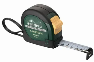 Рулетка Sata 5,5 м х 25 мм обрезиненный корпус, S91335