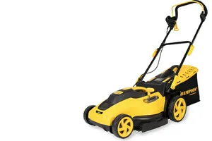Газонокосилка электрическая CHAMPION EM3815 (1,6 кВт пласт+ткань травосб. 45л  шир.380мм выс.20-70мм, 11,5кг)