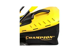 Газонокосилка электрическая CHAMPION EM3815 (1,6 кВт пласт+ткань травосб. 45л  шир.380мм выс.20-70мм, 11,5кг)