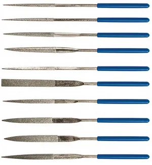 Набор FIT, надфили, алмазные, ПВХ ручка, 3х140х50мм, 10шт