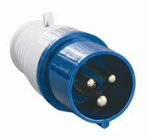 Вилка переносная 013 2P+PE 16А  220В IP44 IEK