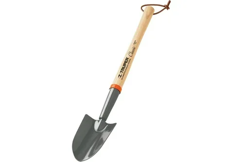 Совок посадочный Truper дерев. ручка, широкий