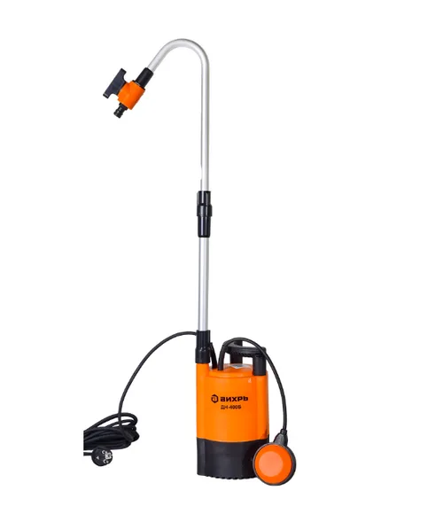 Насос дренажный Вихрь ДН-400Б для чистой воды, 6000л/ч, 400Вт