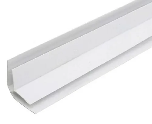Угол внутренний для панелей ПВХ 8мм 3м 001 Белый матовый