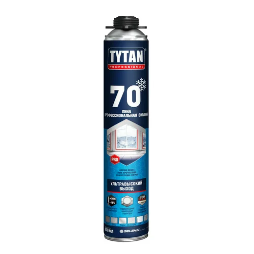 Пена монтажная TYTAN  Professional 70 зимняя (-18) 870мл 