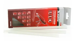 Стержни клеевые MATRIX прозрачные, 11*200мм, 6 шт./упак