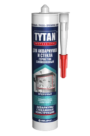Герметик сил TYTAN Professional для аквариумов и стекла,бесцветный 280мл
