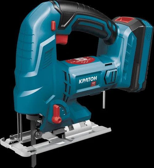 Лобзик аккумуляторный КРАТОН JS18DC-OFA SET (АКБ 2,0А·ч; ЗУ)