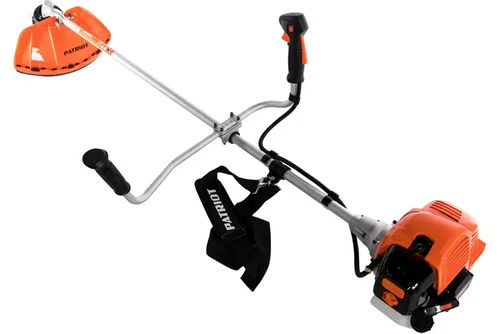 Триммер бензиновый PATRIOT PT 553, 2200 Вт  нож, леска, состоит из 2 частей