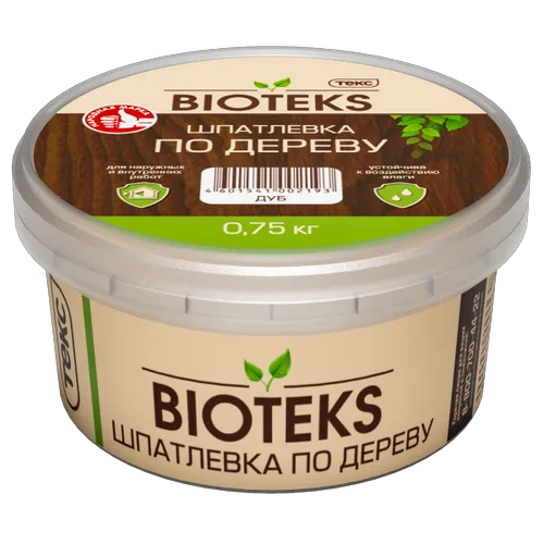 Шпатлевка BIOTEKS, по дереву бук 0,75кг