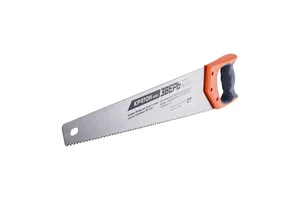 Ножовка Кратон HOBBY 500 мм шаг 3,6 мм 2-гранные закаленные ТВЧ зубья