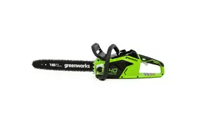 Пила аккум цепная GreenWorks GD40CS18, б/щет, 40V , 40 см, без АКБ и ЗУ