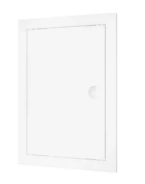 Люк дверца ревизионная 218х418 с фланцем 196х396 АВС с ручкой ЭРА