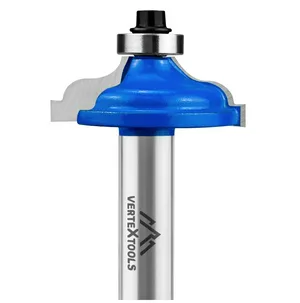 Фреза VERTEX кромочная калевочная с подшипником 12.7 мм, хв-к 12 мм, d-41 мм, h-13 мм, r-6 мм, l-57.8 мм