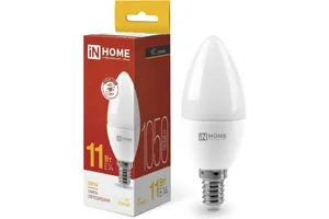 Лампа светодиодная LED-СВЕЧА-VC 11Вт 230В Е14 3000К 1050Лм IN HOME