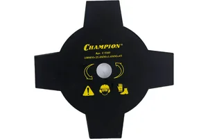 Нож режущий к бензотриммеру CHAMPION  (230 x 25,4 мм) 4 лопасти