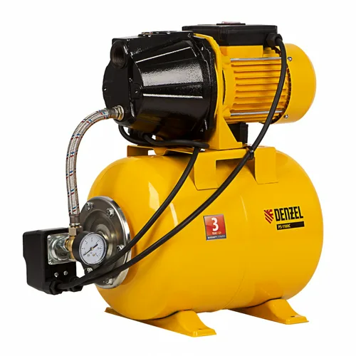 Станция насосная DENZEL PS1100С для чистой воды, 4500л/ч, 1100Вт