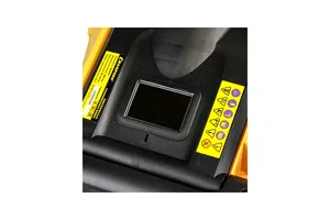 Газонокосилка электрическая CHAMPION EM3815 (1,6 кВт пласт+ткань травосб. 45л  шир.380мм выс.20-70мм, 11,5кг)