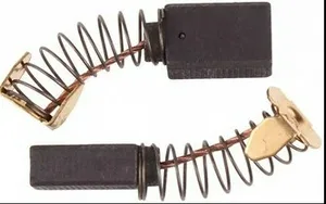 Щетка графитовая АЕЗ 5х11х17 Пружина, пятак-уши, отстрел 1 (МАКИТА СВ 302)