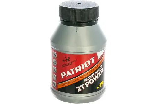 Масло моторное PATRIOT POWER ACTIVE 2Т, минеральное, 0,1л.