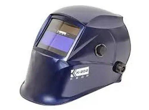 Маска сварщика КЕДР К-202 PRIME DIN4/9-13, синяя 