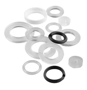 Набор прокладок MasterProf для смесителя Сантехник № 2, прозрачные