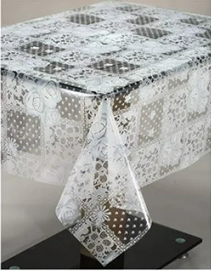 Клеенка MIRAGE прозрачная с печатью (H200)  1,37*25м 