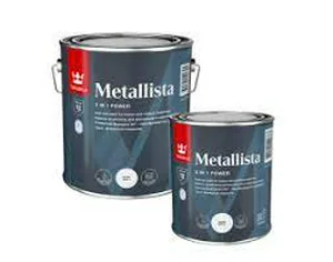 Краска TIKKURILA METALLISTA по ржавчине, глянцевая, база А, 2,3кг/2,5л
