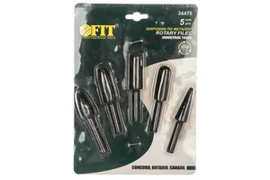 Шарошки металл для фигурных отверстий, 5шт