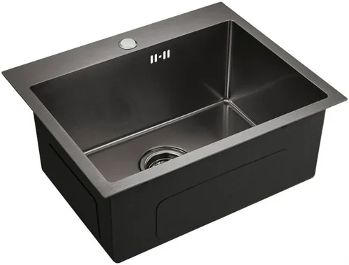 Мойка I-TECH квадратная 600x500х200х0,8 сатин, графит