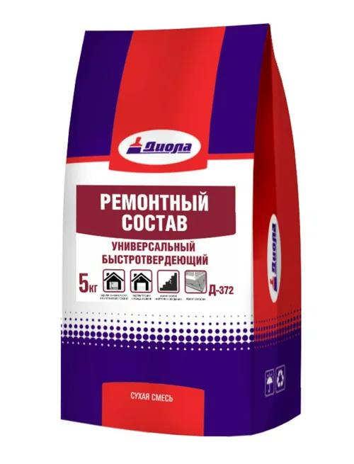 Состав ремонтный ДИОЛА-372 универсальный быстротвердеющий, 5кг