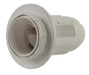 Патрон Е27-ППК пластиковый с прижимным кольцом