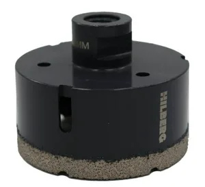 Коронка алмазная Hilberg Super Hard,80 мм 6Т  М14,для УШМ (керамогранит, гранит)