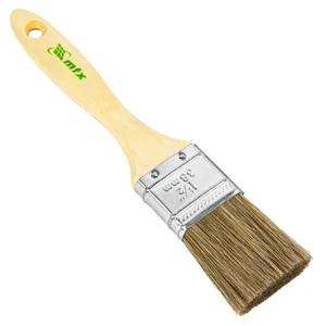 Кисть MATRIX  плоская "Евро", смешанная  щетина, деревянная ручка 1,5 (38мм)