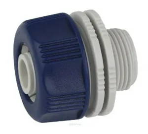 Адаптер GREEN APPLE GAEA20-12, 19мм (3/4) с наружной резьбой, пластик