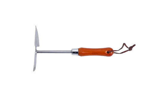 Мотыжка с лепестковым лезвием из нержавеющей стали с деревянной рукояткой Кратон 300 мм
