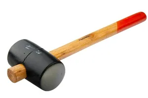 Киянка SPARTA, черная резина, дер ручка, 340г