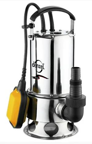 Насос дренажный DENZEL DP1100X для чистой/грязной воды, 15500л/ч, 1100Вт