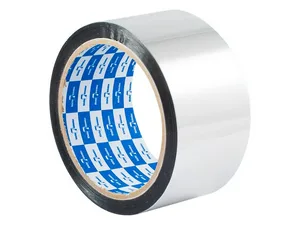 Лента клейкая, металлизированная, 50ммх10м