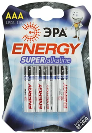 Батарейка ЭРА LR6-4BL АА 1,5 V  4 шт