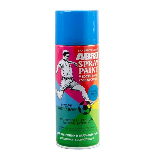 Эмаль аэрозольная акриловая ABRO MASTERS 35 синяя 520мл