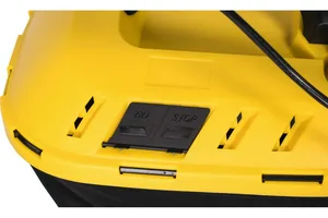 Газонокосилка электрическая CHAMPION EM3815 (1,6 кВт пласт+ткань травосб. 45л  шир.380мм выс.20-70мм, 11,5кг)